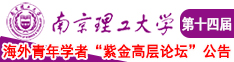 玩女人屄视频在线南京理工大学第十四届海外青年学者紫金论坛诚邀海内外英才！